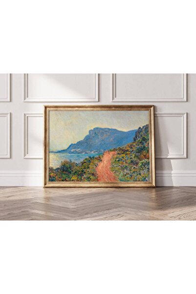 NinaStore Claude Monet, Monaco yakınlarındaki Corniche, 1884 Poster, Monet Se...