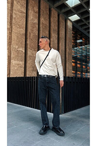 Gambocci Pantaloni de blugi pentru bărbați, cu model propriu, croială confort...