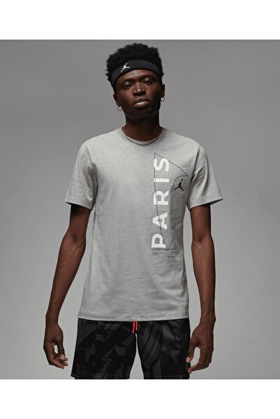 Nike Jordan Psg Men's Gray T-Shirt