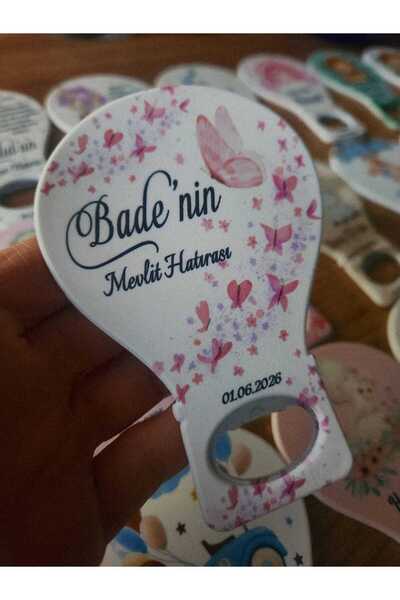 fırsatlar diyarı Kelebek Tema Açacak Magnet Yeni Doğan Bebek Mevlit 6 Ay Kına...