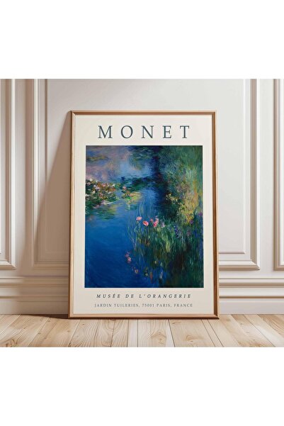 NinaStore Claude Monet Posteri, Monet Baskısı, Botanik Poster, Çiçekli Dekor,...