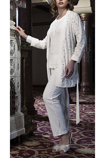 MOOD23 3-piece pajama and bathrobe set Asteria