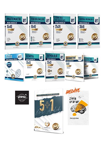 Bilgi Sarmal Yayınları BİLGİ SARMAL AYT TÜM DERSLER BRANŞ DENEMELERİ VE 5+1 E...