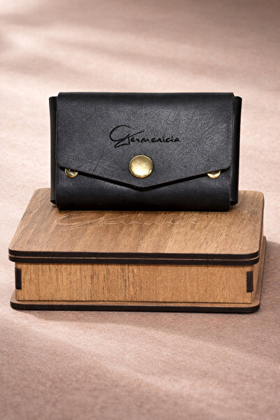Germenicia Handcrafted Genuine Leather Card Holder Wallet – Minimal Design, S...