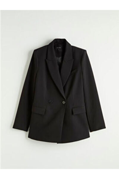 LC Waikiki Artı-Store Women's Blazer Jacket, Made of Crepe Fabric. Features a...