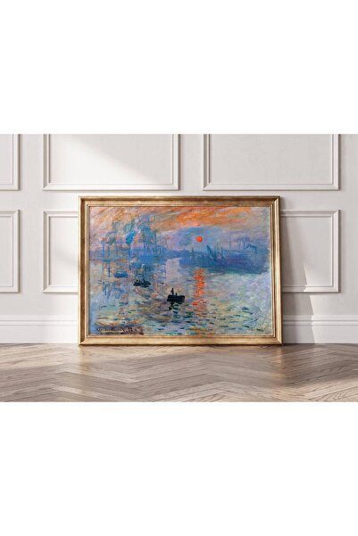 NinaStore Claude Monet İzlenim Gün Doğumu 1872 Posteri Monet Sergisi Baskısı ...