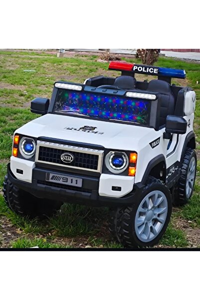 My modern game Electric ride-on Jeep for kids, 4x4, with siren, Bluetooth mus...