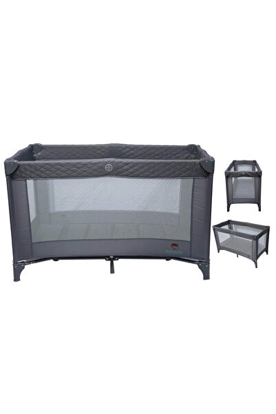 BabyCara Travel Baby Playpen Bed 120×60 with 4 Mesh Side Windows – Breathable...