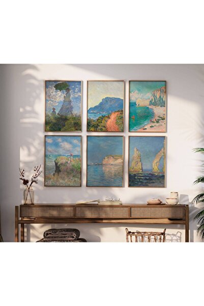 NinaStore Claude Monet Sergisi Baskı Seti, Claude Monet Posteri, Claude Monet...