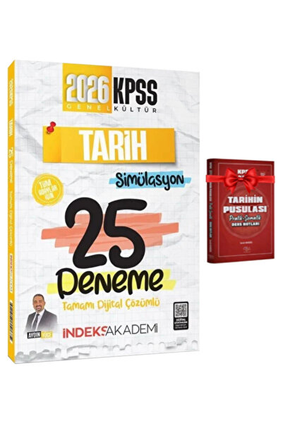 İndeks Akademi 2026 KPSS Aydın Yüce Tarih Simülasyon 25 Deneme Çözümlü