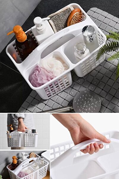 Munico Banyo Kiler Buzdolabı Tutacaklı Herşey Koyulabilir Organizer 3 Bölmeli...