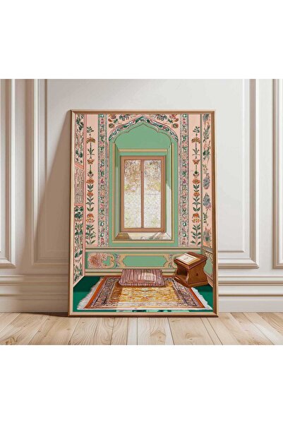 NinaStore İslami Namaz Odası Posteri, Müslüman Hediyesi, Duvar Sanatı, İslami...