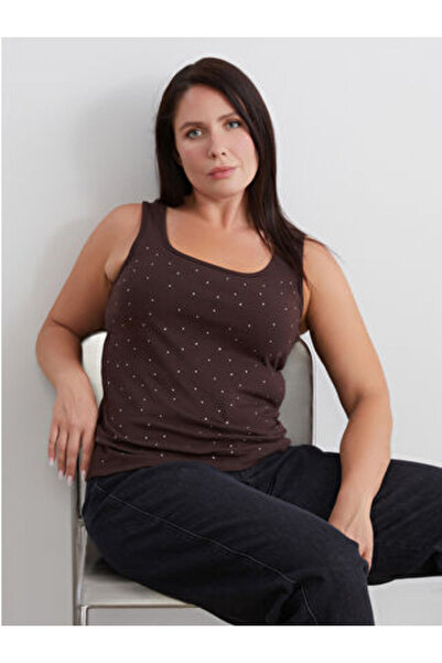 LC Waikiki Artı-Store U-Neck Women's Undershirt, Made of Cotton Fabric