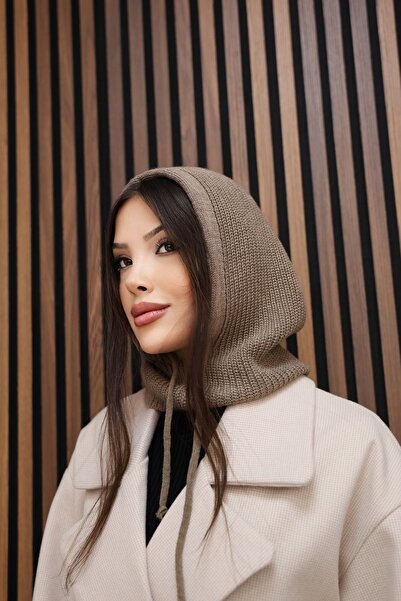 Jack Ferrero Kahve Triko Örgü Balaclava Bere Şapka