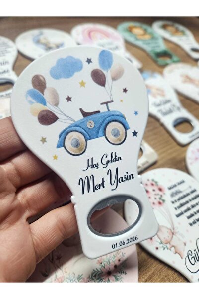 fırsatlar diyarı Balon Araba Açacak Magnet Yeni Doğan Bebek Mevlit 6 Ay Kınas...
