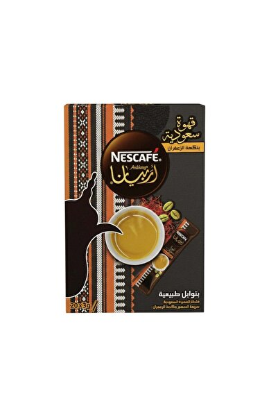 Nescafe Arabiana Arabic Instant Coffee with Saffron Flavor 20 Sachets × 3g