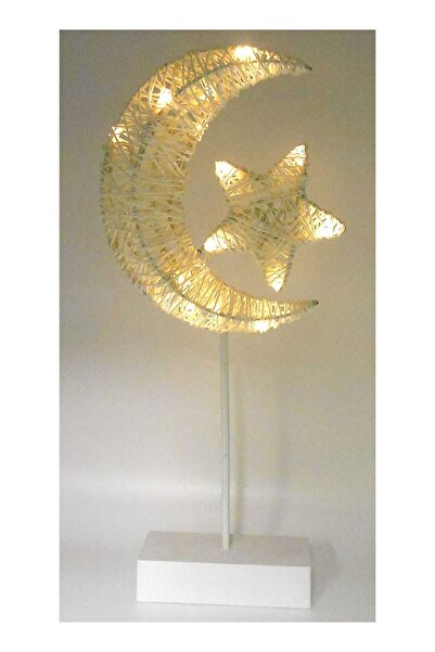 Türkiye Moon And Star LED Decorative Lamp Night Light for Ramadan Wedding, Be...