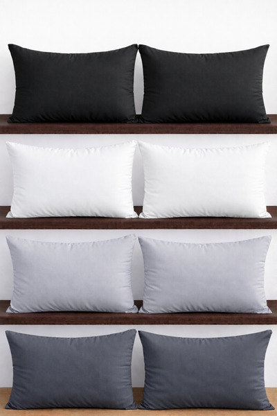 ÇIQRIK HOME 8 Pieces 50 X 70 cm Mixed Color Zippered Pillowcases