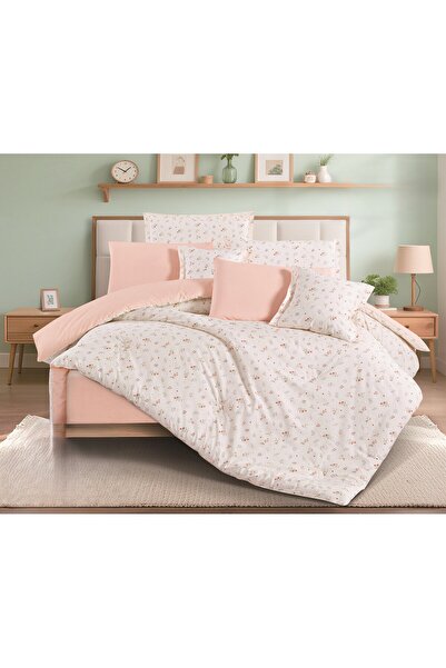 Red Rose Double bed comforter set with a floral design for elegance and comfo...