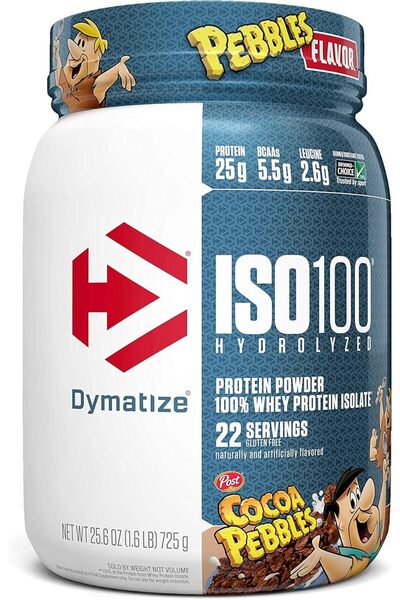Dymatize بروتين مصل اللبن المعزول بنكهة حبوب الكاكاو 100 (1.3 رطل/20 حصة) ISO...