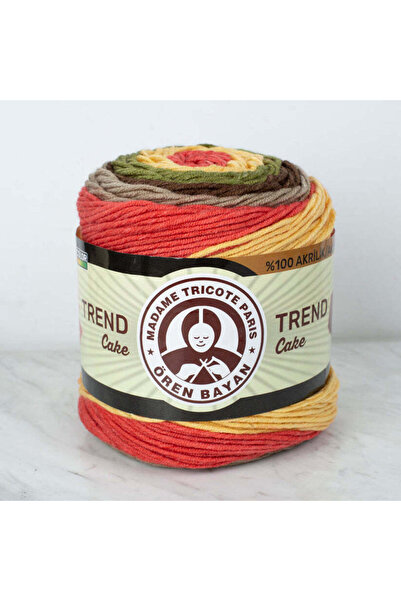 Ören Bayan TREND CAKE Ebruli El Örgü İpi (1 Adet) 200gr. - Renk: 623