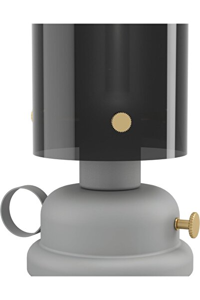 Eglo Lampă de masă Gargrave E27 Max. 1x40w, sticlă/gri