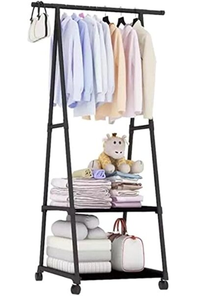 Ideal Pack Triangular Multilayers Storage Coat Rack - 55 x 42 x 160 CM