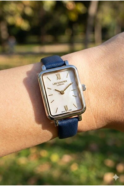 Lee Cooper Stylish Design Women's Wristwatch |   20mm Rectangular Silver Colo...