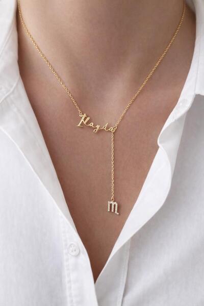 sirius jewelry 925 Gümüş | İsimli ve Burç Kolyesi