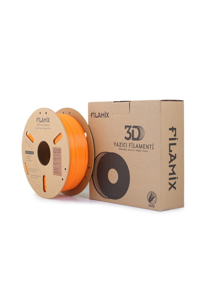 FİLAMİX PLA+ Turuncu 3D Filament 1.75mm 1kg - Teknoartshop