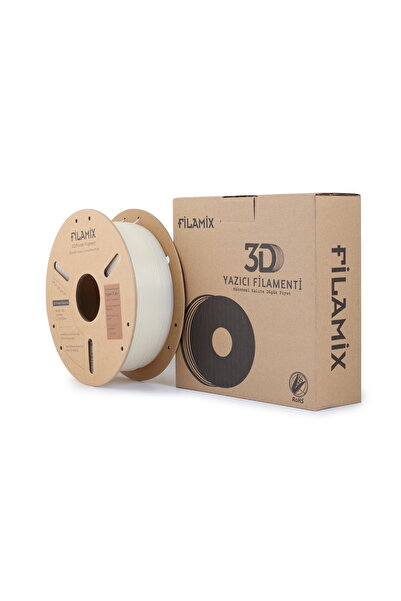 FİLAMİX PLA+ Şeffaf 3D Filament 1.75mm 1kg - Teknoartshop