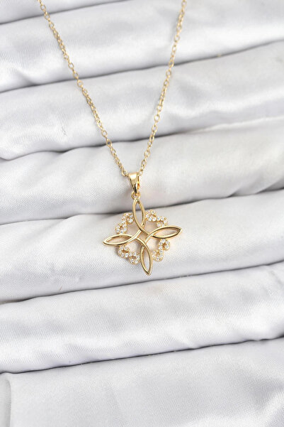 lowell home 316L Steel Chain Gold Color Infinity Model Zircon Stone Women's N...