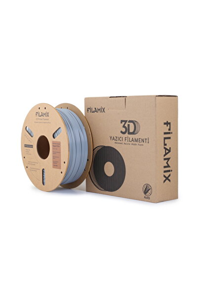 FİLAMİX PLA+ Gri 3D Filament 1.75mm 1kg - Teknoartshop