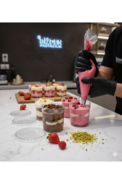 Bp Bizden Pastacılık Round Mica Dessert Bowl - 300 Cc Hard Transparent Magnol...