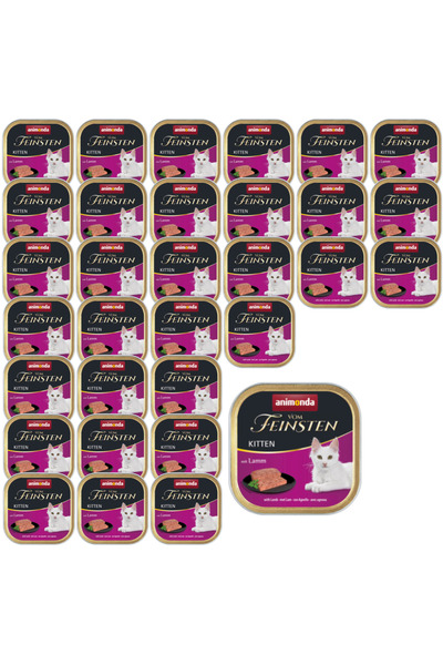 Other ANIMONDA Vom Feinsten Kitten jagnięcina mokra karma dla kota 32x100g