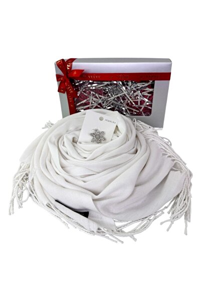 velve Pachet Secret Santa, pentru femei, cu esarfa eleganta Belladona si bros...