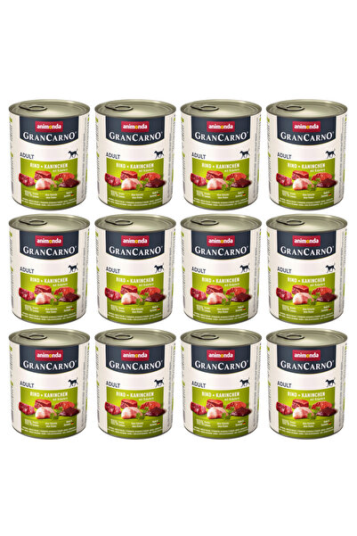 Other ANIMONDA Grancarno Adult carne de vită iepure 12x800g