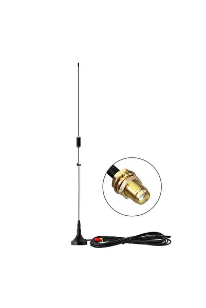 MBL Manyetik Mıknatıslı Kablolu SMA Dişi Soketli El Telsiz Anteni, Araç Anten...