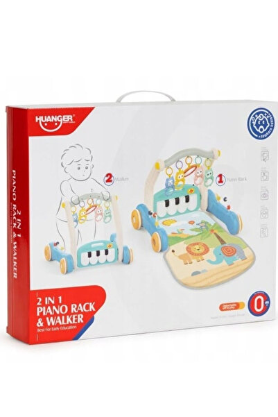 HUADADA Set Antepremergator 2 in 1 Saltea Interactiva cu Pian si Zornaitoare ...