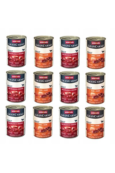 Other ANIMONDA Grancarno Adult mix smaków Mokra karma dla psa puszka 12x400g