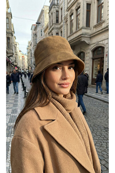 LAGRANZE Women's Nubuck Bucket Hat