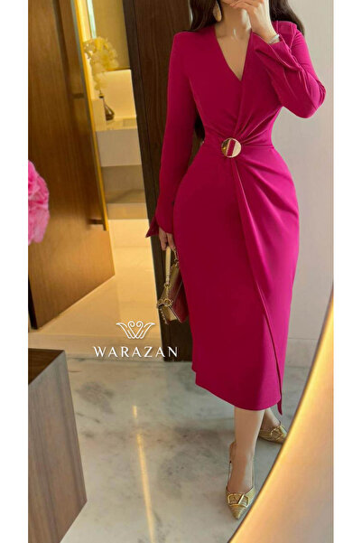 Warazan Soft fuchsia dress for Eid