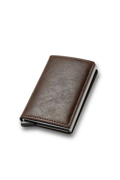 OEM - Suport pentru carduri din piele ecologică cu tehnologie RFID