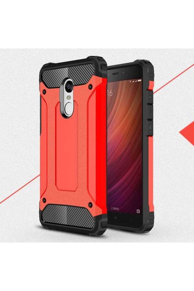noktaks Redmi Note 4 Compatible - Double Layer Armor Tank Crash Military Cove...