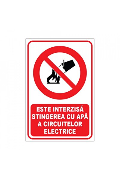 Generic (Unbranded) Indicator de interzicere a apei, PVC 20x30 cm