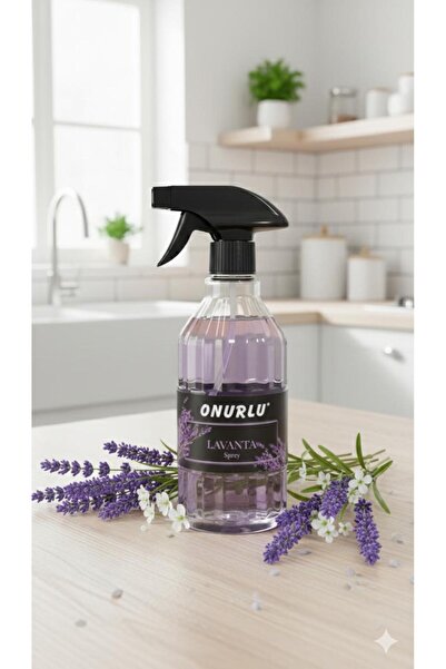ONURLU KOLONYA Onurlu Oda Kokusu - Lavanta Parfümlü - Kalıcı Etki 500 ml - Ev...