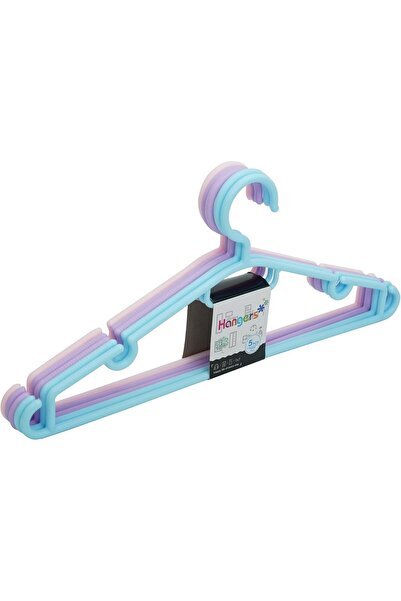 Ideal Pack Cloth Hanger 5 PCS Family Pack Anti Skip Plastic Hangers