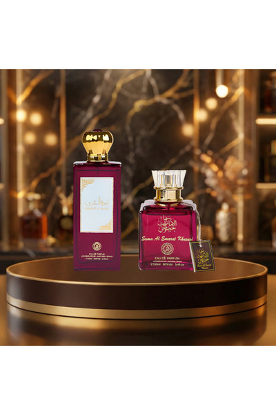 al shiyukh Set 2 Parfumuri Arabesti De Femei 100ML - Ameerat Al Sharq + Sama ...