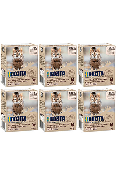 Other BOZITA Mięsne kawałki z drobiem w sosie 6x370g