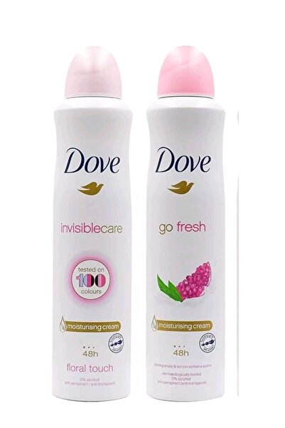 Dove Deodorant Antiperspirant Spray Mix, Pomegranate , Invisible Care, 2 x 25...